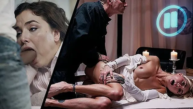 Hot girls frozen in time &mdash;  men experience their wildest desires