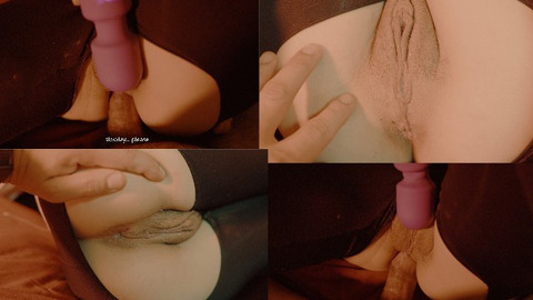Raw Butt🍑 Creampied with Vibrator till Ecstasy