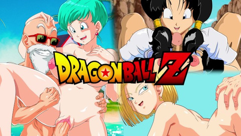 Dirty DBZ sex fest featuring Goku's gigantic cock🍆 and Bulma's sloppy cum facial
