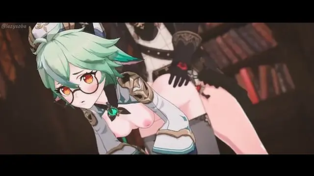 hentai 3d porn green hair babe fuck