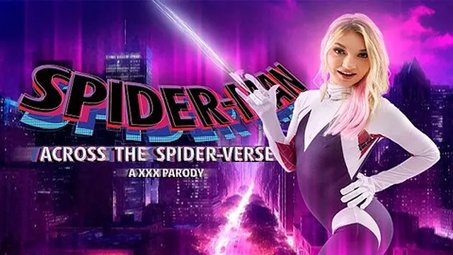 Daisy Lavoy as Gwen obsessed with Spider-Man in Spiderverse XXX