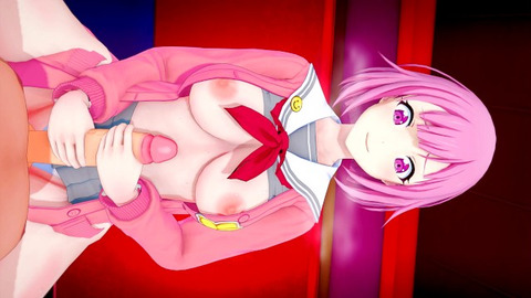 This dirty Japanese schoolgirl's Project Sekai hentai is out of this world