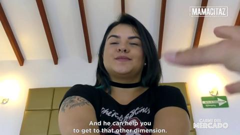 Raunchy Latina Xiomara Soto gets slippery, gets plowed, gets face-splattered - MARKET MEAT