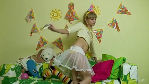 Skinny Cindy B Gets Lucky Lusty Blowjob for Her Birthday!