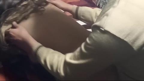 Unbridled lesbian lust fest between schoolmates unleashing raw desires
