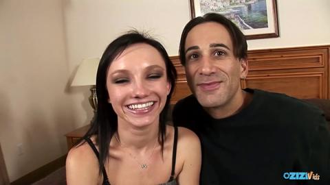 'Gianni's girl gets gangbanged on camera as he bottoms her for the masses'