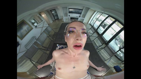Sour-faced Maddie commands good cock🍆 inspection