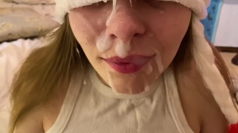 Teen stepsisters gangbanged and cummed on by lustful dad, no limits