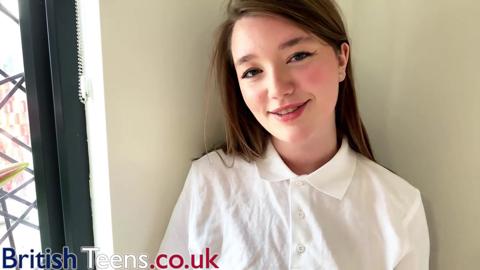 You Bitching British Teen Swallows a Cock🌭 in a Snazzy Polo Shirts