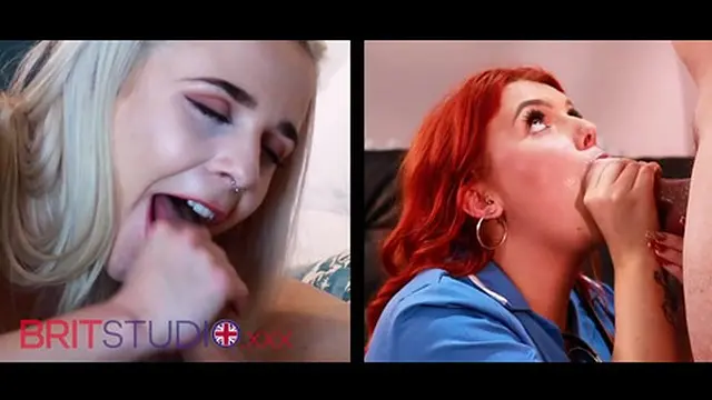 Jasmine vs Ellie Shou- Who Will Win The Blowjob Race