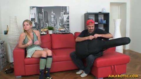 Gramps bangs teen doll