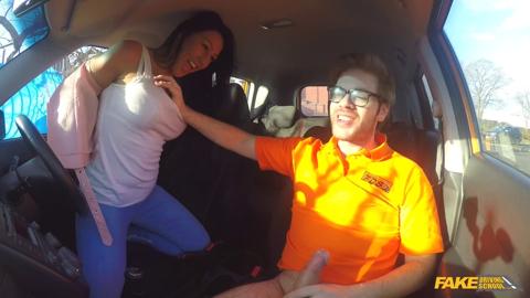 Getting served by a master behind the wheel!