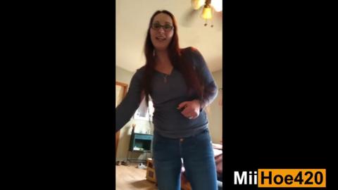 Step Dad Can't Resist: MiiHoe420 at Mom's House Smoking and Sucking (TEASER)