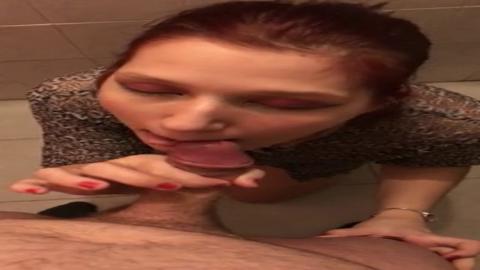 4K Russian Teen Licking Pajama Legs, Balls, & Blowjob