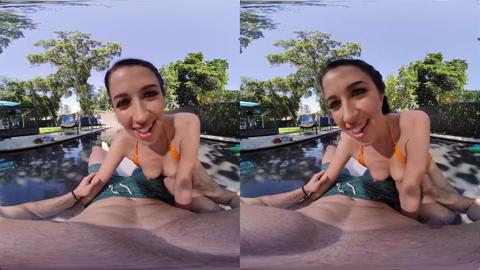 Poolside Thriller: Let's Engage in Hot Virtual Reality Sex!