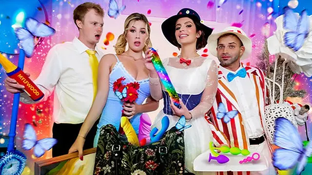 Dirty Nanny Teaches with Cum - Mary Poppins XXX Parody