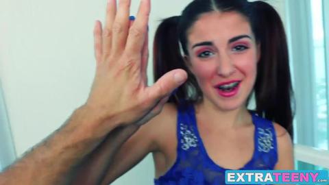 Sally Squirt enjoys wild teenage pleasure