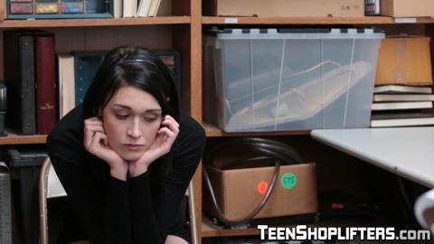 Dark-haired vixen receives harsh anal👌 penetration from cop's massive tool.