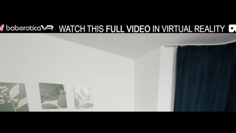 Solo play, Angel Jolie strokes her shaved pussy✌ in VR