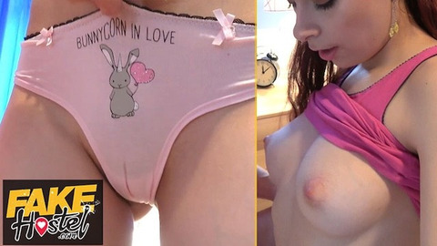 Fake Hostel - She's only 18 yrs old with wet pussy and Retrousse Tits