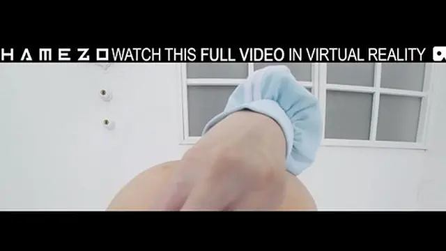 Naughty😈 Asian teen Kanna Sakura explores virtual intimacy with a sex toy