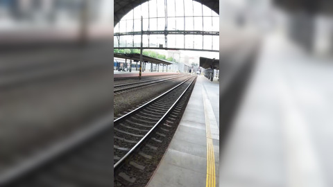 VIP4K. Teen first time fucking in the train