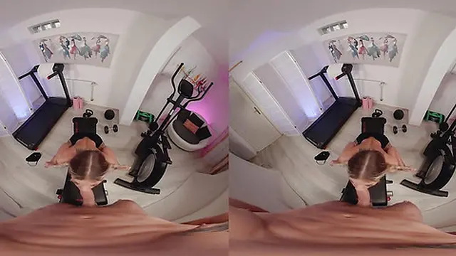 You feel intense pressure between your legs as Annabella Blue stretches deep and long in front of you