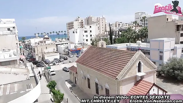 German slim Latina Christy Ley teen celebrates holiday