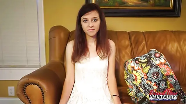 Coed Katie Devours Thick Load Down Her Throat &mdash;  Sucks Hard