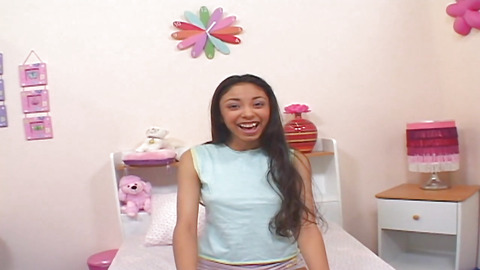 Slender Teen Bounces Her Pussy on a Massive Dick- Titopia