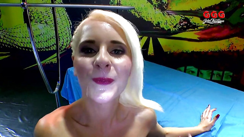 Hot blonde teen in cum swallow compilation ggg John Thompson