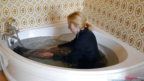 Sophia Smith’s Uniform Clings In Wet Delight!