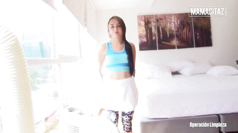 Petite Latina Teen Maid Loves To Fuck Big Cocks - MAMACITAZ