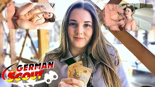 GERMAN SCOUT - NATURELLY CURVY SCHOOL GIRL ENJOYS STREET CASTING SEX