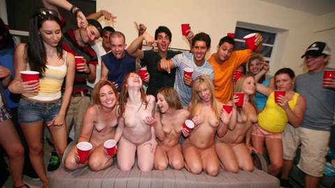 College Sluts Gangbang Freshmen in Cramped Dorms, Feat Katie King, etc