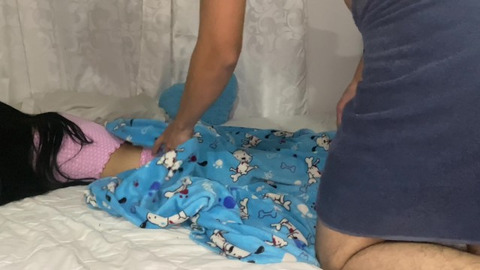 Friend's steamy post-shower🚿 booty banging